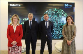 ep presentacion de la viii edicion del informe seres deloitte de izquierda a derecha concha iglesias