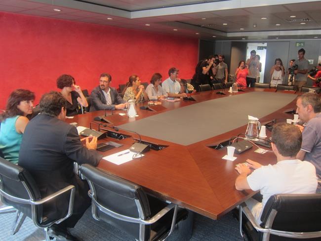 Reunión sobre la huelga de Eulen en el Aeropuerto de Barcelona | EUROPA PRESS ep reunionla huelgaeulenaeropuertobarcelona