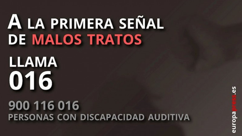 Teléfono 016 para las víctimas de violencia de género | EUROPA PRESS - Archivo ep telefono 016 para las victimas de violencia de genero