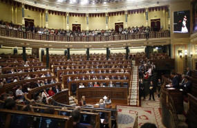 ep vista del hemiciclo del congreso de los diputados durante la segunda votacion para la investidura