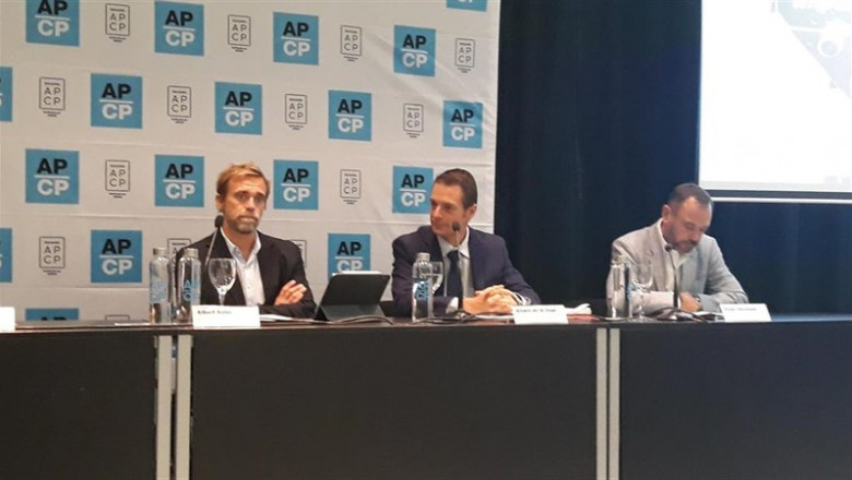 Albert Soler, Álvaro de la Vega y César Vacchiano presentan el estudio sobre la producción de cine publicitario en España 2019 | EUROPA PRESS ep albert soler alvaro de la vega y cesar vacchiano presentan el estudio sobre la produccion de cine