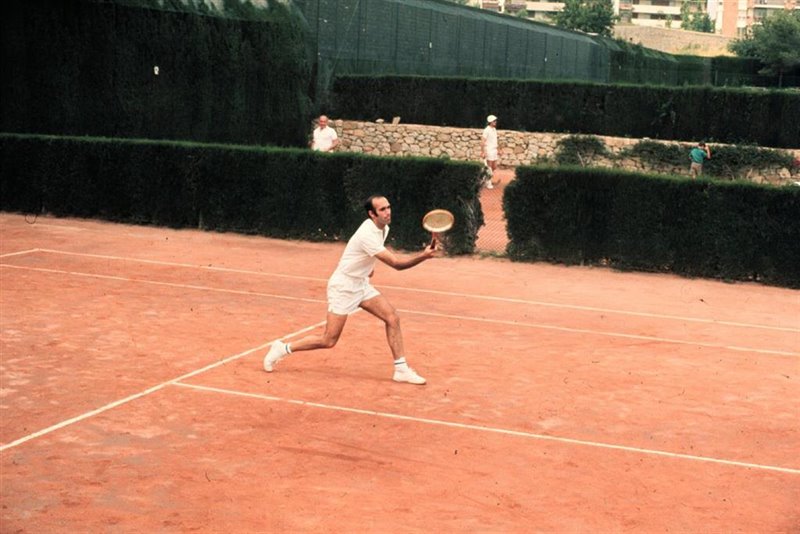 ep andres gimeno en la pista de tenis