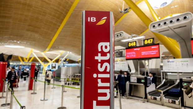 ep archivo   mostradores de facturacion de iberia a 13 de marzo de 2026 en madrid espana