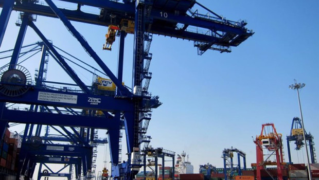 ep archivo   trafico de contenedores de exportacion en un puerto