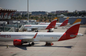 ep archivo   varios aviones en la terminal 4 del aeropuerto adolfo suarez madrid barajas a 24 de