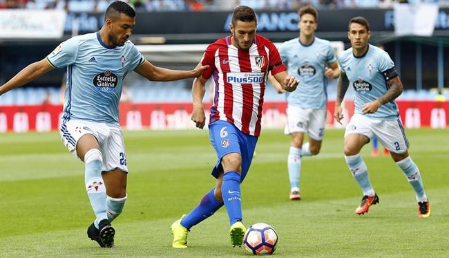 Cabral y Koke Atlético de Madrid contra Celta | ÁNGEL GUTIÉRREZ - Archivo ep cabralkoke atleticomadridcelta
