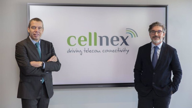 ep el director general de cellnex espana albert cuatrecasas y el director general de la aed xavier ep el director general de cellnex espana albert cuatrecasas y el director general de la aed xavier