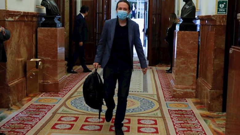 ep el lider de unidas podemos pablo iglesias a su llegada al pleno del congreso ep el lider de unidas podemos pablo iglesias a su llegada al pleno del congreso