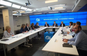 ep el lider del pp alberto nunez feijoo se reune con los consejeros de agricultura de las