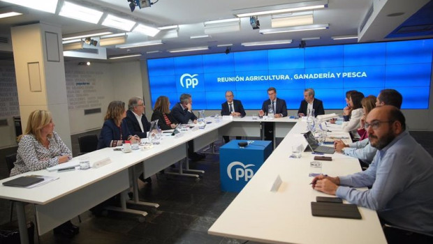 ep el lider del pp alberto nunez feijoo se reune con los consejeros de agricultura de las