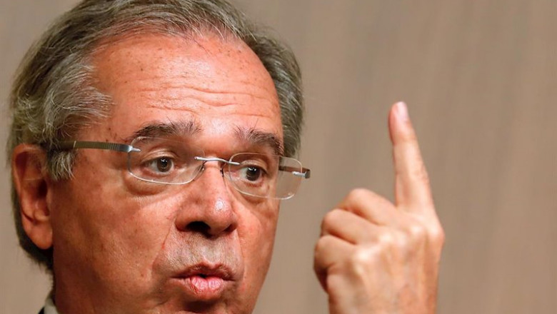 El ministro de economía brasileño, Paulo Guedes | Marcelo Chello/ZUMA Wire/dpa - Archivo ep el ministro de economia brasileno paulo guedes