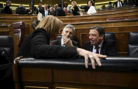 ep el ministro de interor fernando grande- marlaska centro y el ministro de agricultura pesca y