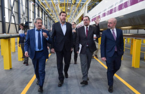 ep el ministro de transportes y movilidad sostenible oscar puente 2i visita junto al presidente de