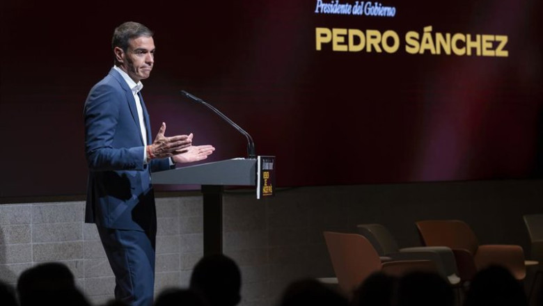 ep el presidente del gobierno pedro sanchez durante la presentacion del plan de integracion y