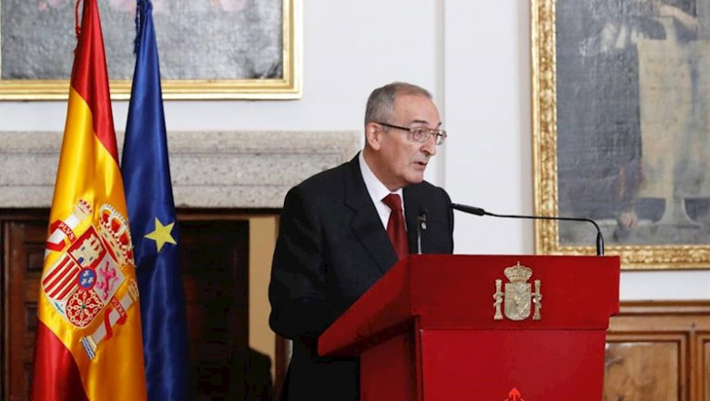 ep intervencion del historiador miguel angel ladero durante la entrega del premio ordenes espanolas ep intervencion del historiador miguel angel ladero durante la entrega del premio ordenes espanolas