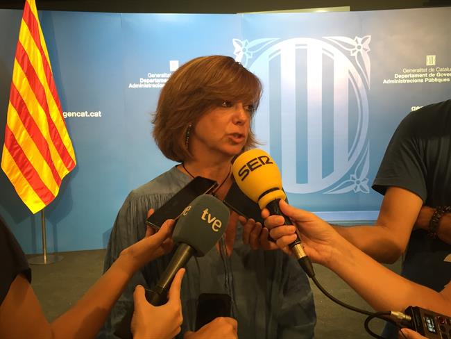 La consellera de Gobernación Meritxell Borràs | EUROPA PRESS ep la conselleragobernacion meritxell borrs 20170921192102