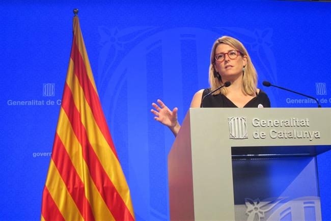 La consellera de Presidencia y portavoz del Govern, Elsa Artadi | EUROPA PRESS ep la consellerapresidenciaportavozgovern elsa artadi 20180912140401