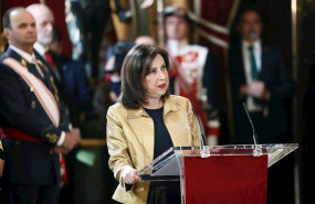 ep la ministra de defensa y de asuntos exteriores en funciones margarita robles interviene en la
