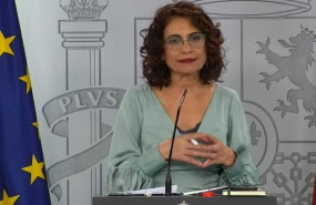 ep la ministra de hacienda y portavoz del gobierno maria jesus montero durante la rueda de prensa 20200519164407