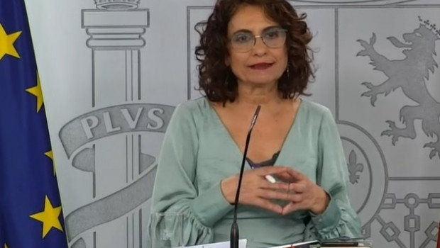 ep la ministra de hacienda y portavoz del gobierno maria jesus montero durante la rueda de prensa 20200519164407