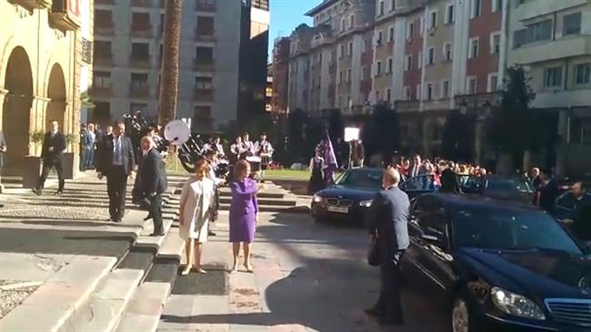 La reina Sofía llega a Oviedo. | EUROPA PRESS ep la reina sofia llegaoviedo