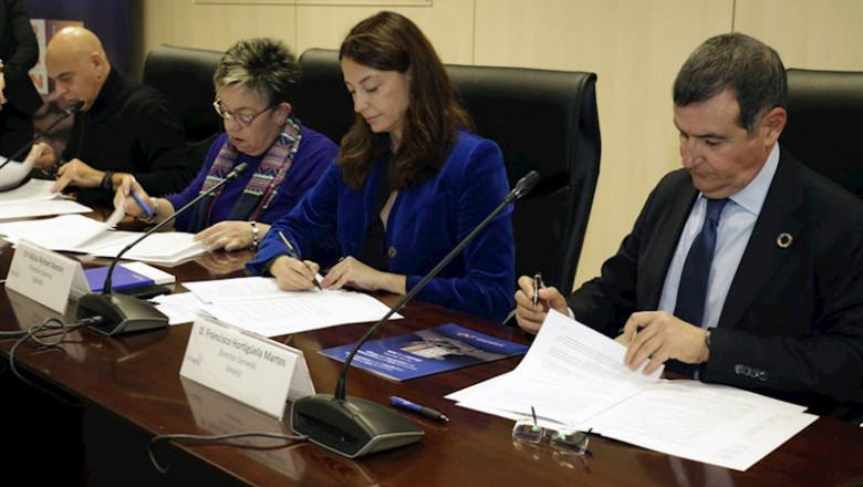 Las patronales del sector tecnológico DigitalES y Ametic y las organizaciones sindicales UGT y CCOO constituyen la primera Estructura Paritaria Sectorial (EPS) para el sector de la economía y la industria digital | DIGITALES ep las patronales del sector tecnologico digitales y ametic y las organizaciones sindicales ugt y