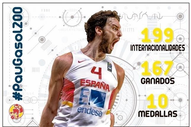 ep pau gasol cumple 200 partidosla seleccion espanola
