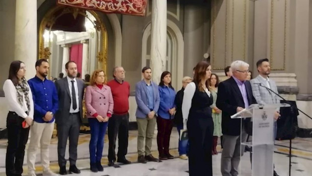ep ribo comparece en rueda de prensa junto con galiana y gomez tras el aplazamiento de las fallas
