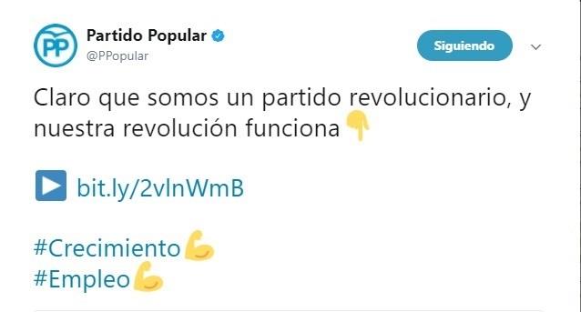 Tuit del Partido Popular | TWITTER ep tuitpartido popular