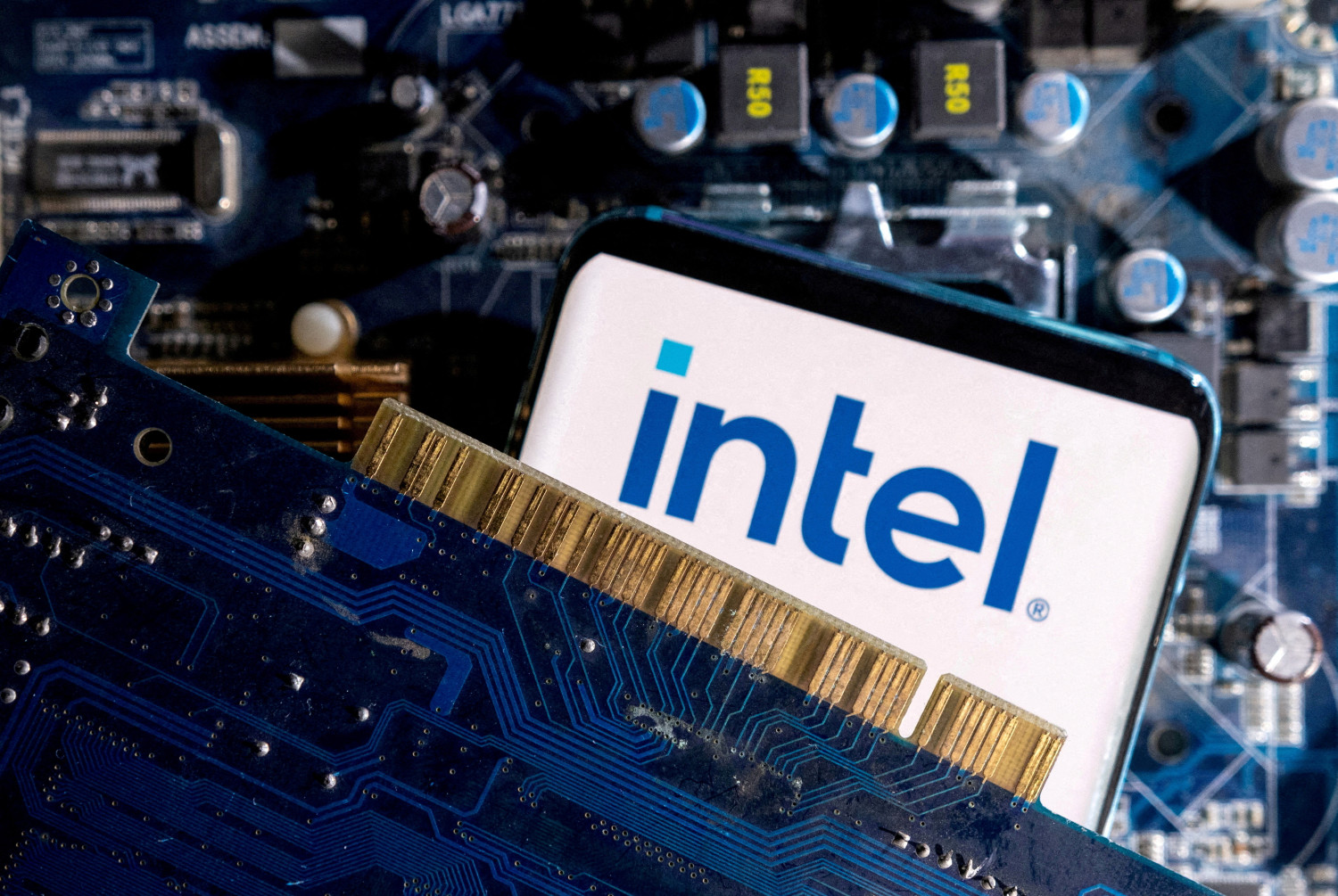 le logo intel 