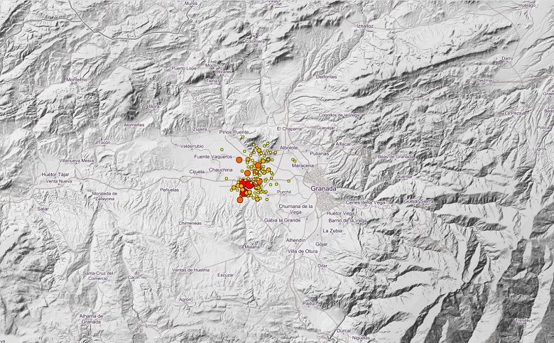 Dos nuevos terremotos de 3,6 y 4,3 grados de magnitud sacuden Granada