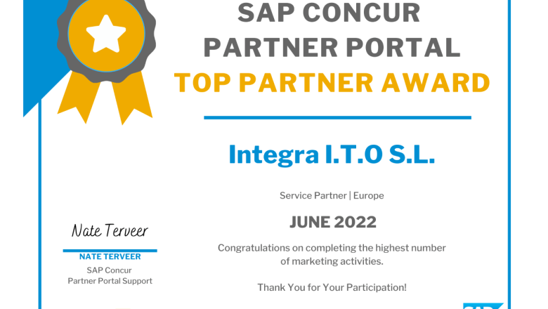 1238669 top partner integra sap concur