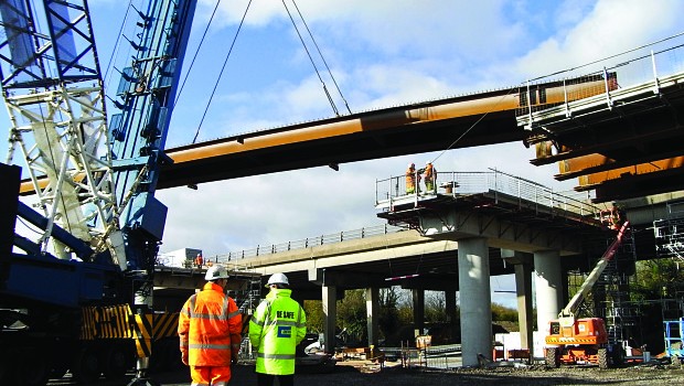 Costain building site, construction, civil engineering