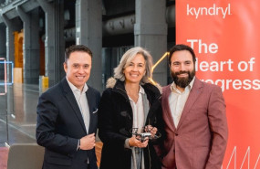 david soto ceo de kyndril espaa y portugal marina fuentes ceo de united way espaa y ngel nio concejal de innovacin y emprendimiento del ayuntamiento de madrid