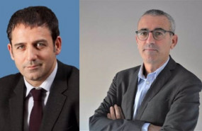ep a la izquierda xavier flores nuevo secretario general de infraestructuras y a la derecha fidel