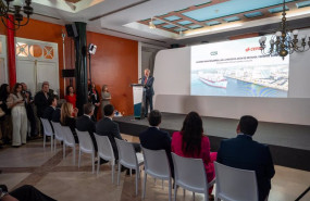 ep acto de presentacion del proyecto de colaboracion entre c2x de maersk y cepsa