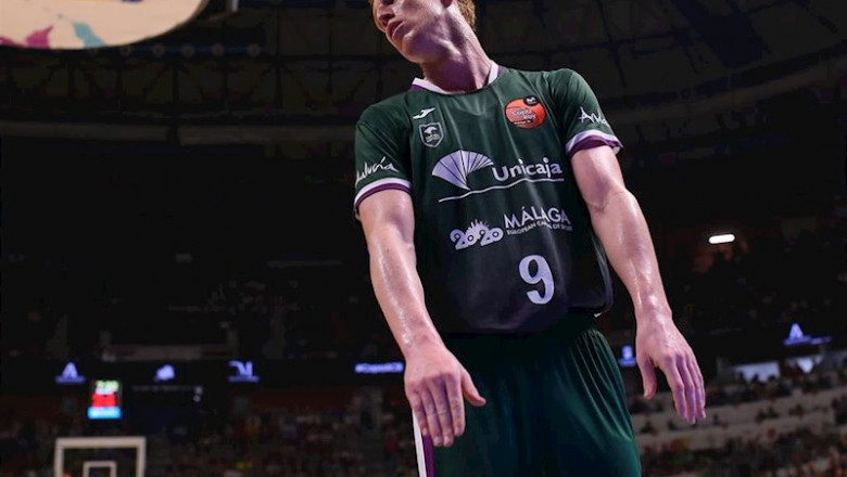 ep alberto diaz unicaja durante la final de copa ep alberto diaz unicaja durante la final de copa