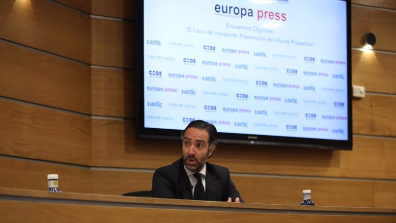 ep archivo   el director general de renfe mercancias joaquin del moral durante un encuentro