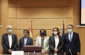 ep archivo   i d el alcalde de valencia joan ribo el alcalde de madrid jose luis martinez almeida la