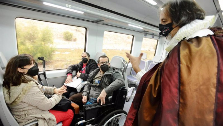 Archivo - Imagen de recurso del Tren de Cervantes | RUBEN GAMEZ/AYUNTAMIENTO DE ALCALÁ DE HENARES ep archivo imagen de recurso del tren de cervantes