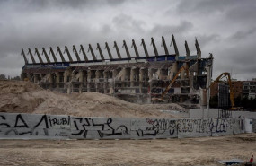 ep archivo   vistas generales de la ultima pared que sigue en pie del estado vicente calderon a
