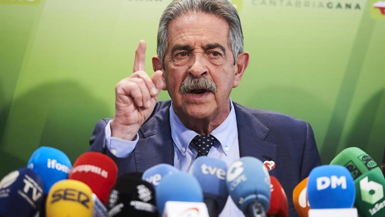 El secretario general del PRC, Miguel Ángel Revilla, en rueda de prensa para informar sobre la situación del partido tras el 'NO' a la investidura de Sánchez el pasado 7 de enero, en Santander /Cantabria (España), a 9 de enero de 2020. | Juan Manuel Serrano Arce - Europa Press ep cantabria espana a 9 de enero de 2020