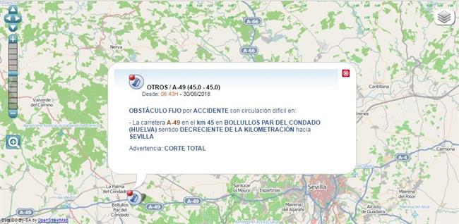 Corte de tráfico por el accidente de un camión | EMERGENCIAS 112 ep cortetraficoaccidenteun camion