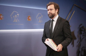 ep el portavoz de vox en el congreso ivan espinosa de los monteros a su llegada a la rueda de prensa