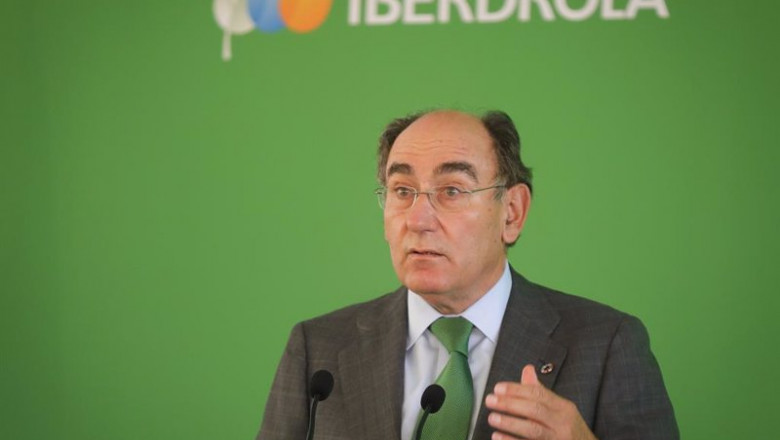 ep el presidente de iberdrola ignacio galan durante la inauguracion de la planta fotovoltaica del ep el presidente de iberdrola ignacio galan durante la inauguracion de la planta fotovoltaica del