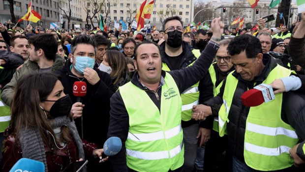 ep el presidente de la plataforma para la defensa del sector del transporte de mercancias por