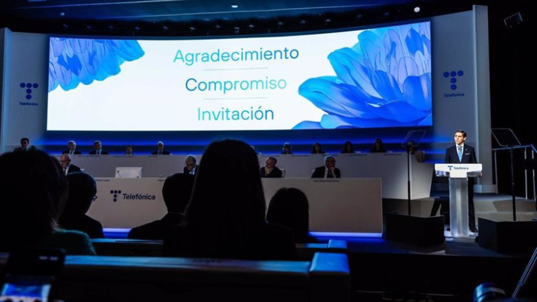 ep el presidente de telefonica jose maria alvarez pallete durante el discurso de apertura de la ep el presidente de telefonica jose maria alvarez pallete durante el discurso de apertura de la