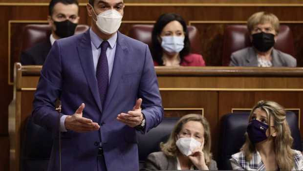 ep el presidente del gobierno pedro sanchez interviene en una sesion plenaria en el congreso de los 20220216104509