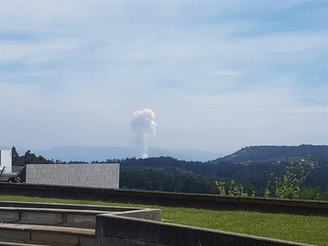 Explosión en un almacén de pirotecnia en Tui (Pontevedra). | CEDIDA ep explosionun almacenpirotecniatui pontevedra