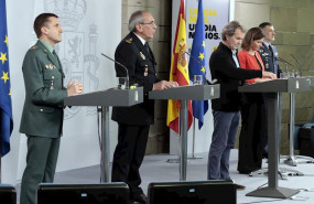ep i-d el jefe del estado mayor de la guardia civil jose manuel santiago marin el dao de la policia